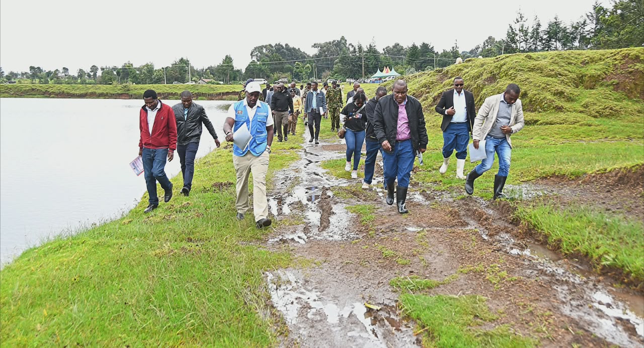 Transforming Ol Kalou: Gwa Kiongo Dam Irrigation Project Set to Boost Farming and Food Security(Photos)