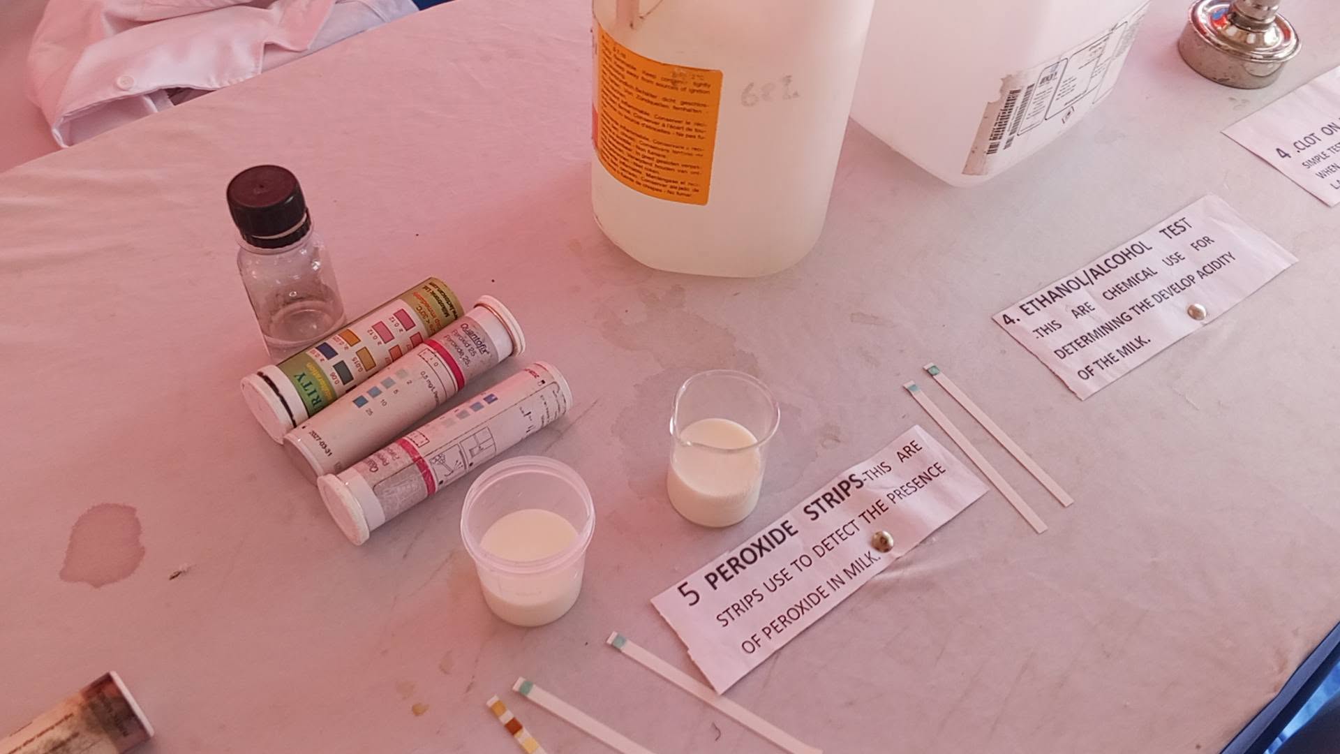 Peroxide Strips in Milk Testing: A Simple Tool Protecting Kenya's Milk Quality (Photos)